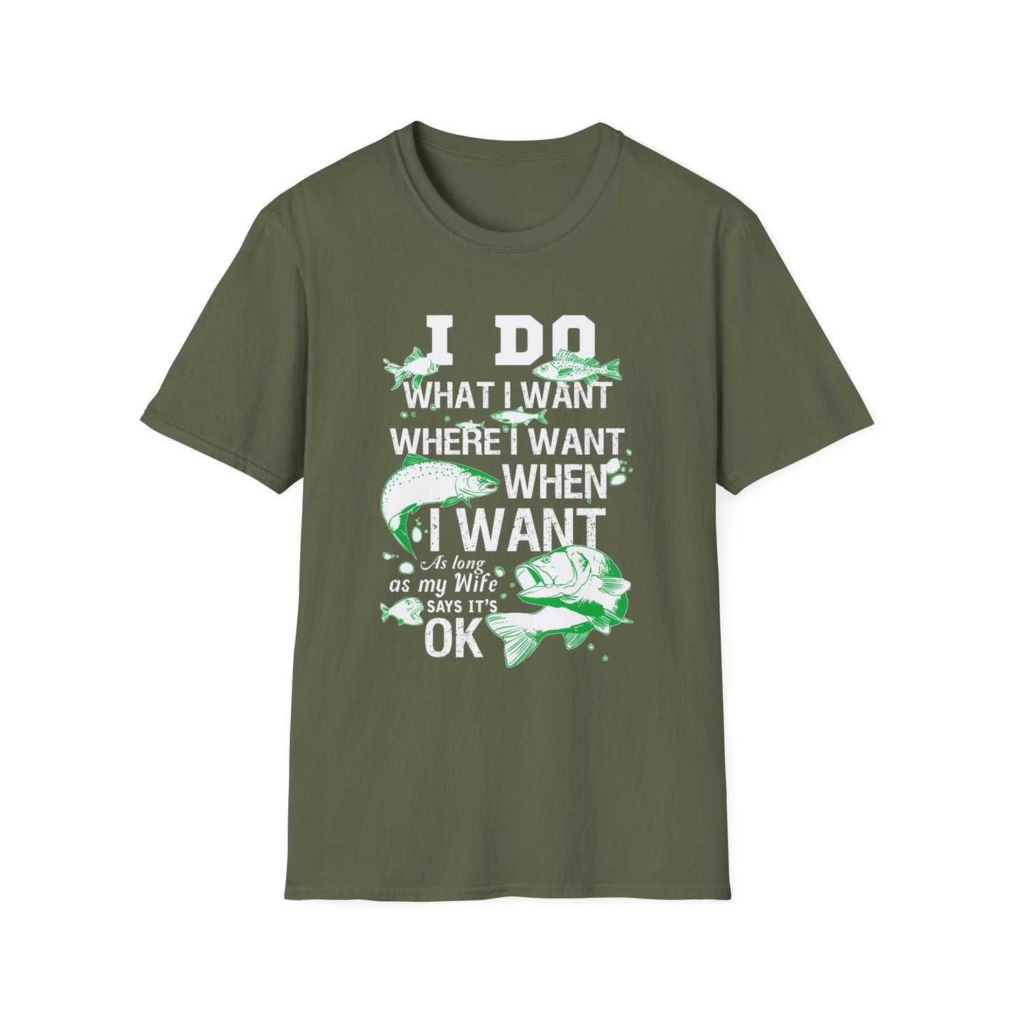 Funny Fishing T-Shirt - 'I Do What I Want When I Want' - Perfect Gift for Anglers