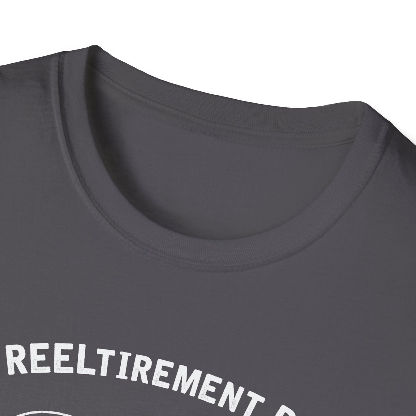 Funny Fishing Unisex Softstyle T-Shirt - My Reel Itirement Plan