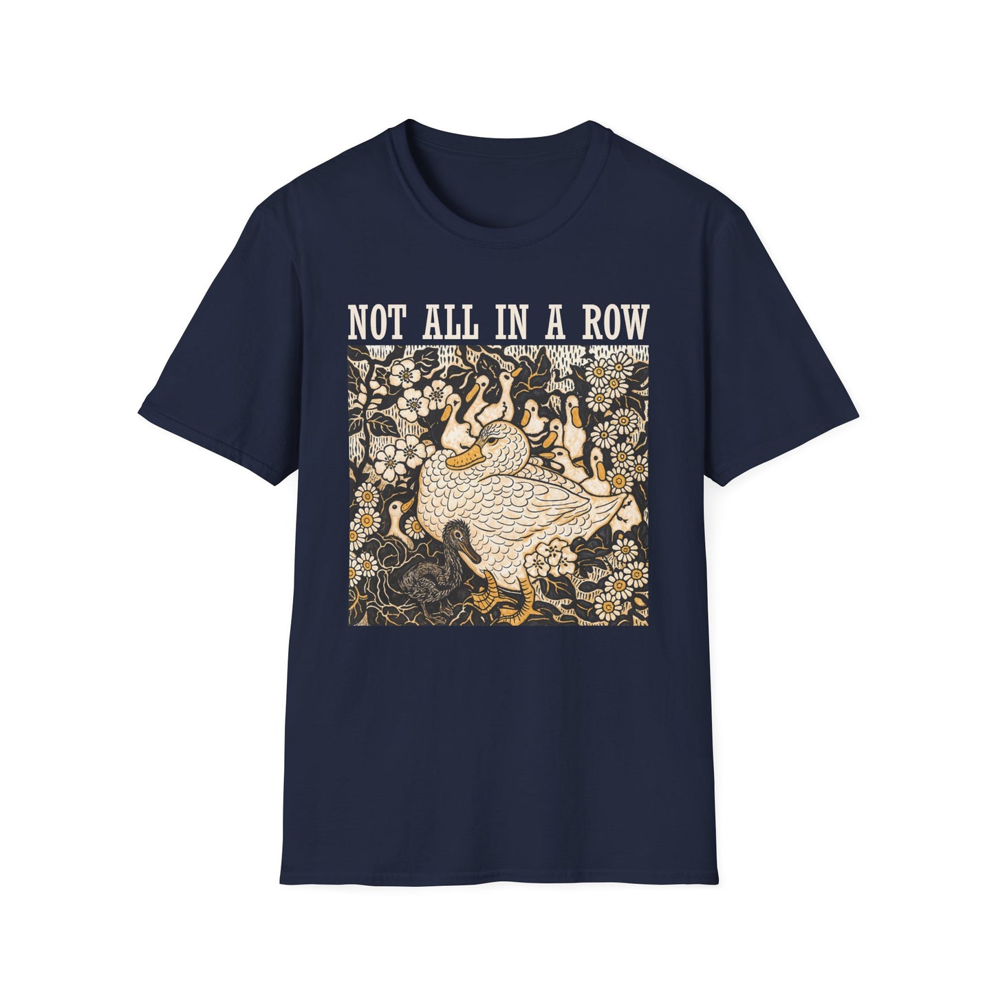 Unisex Softstyle Family T-Shirt - Quirky Duck Art Tee