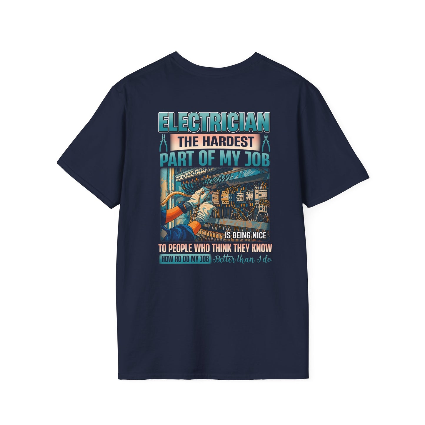 Electrician Humor T-Shirt | Gifts for Electricians | Job Appreciation Tee | Fun Work Shirt | Birthday or Holiday Gift
