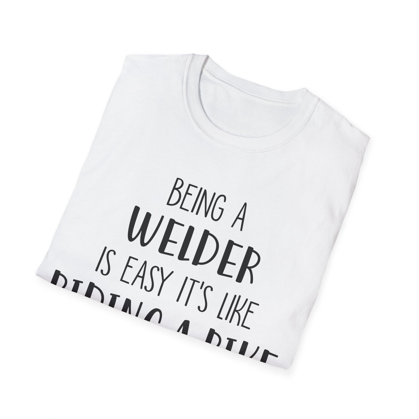 Funny Welder T-Shirt - Welding Humor Tee for Mechanics and Tradespeople