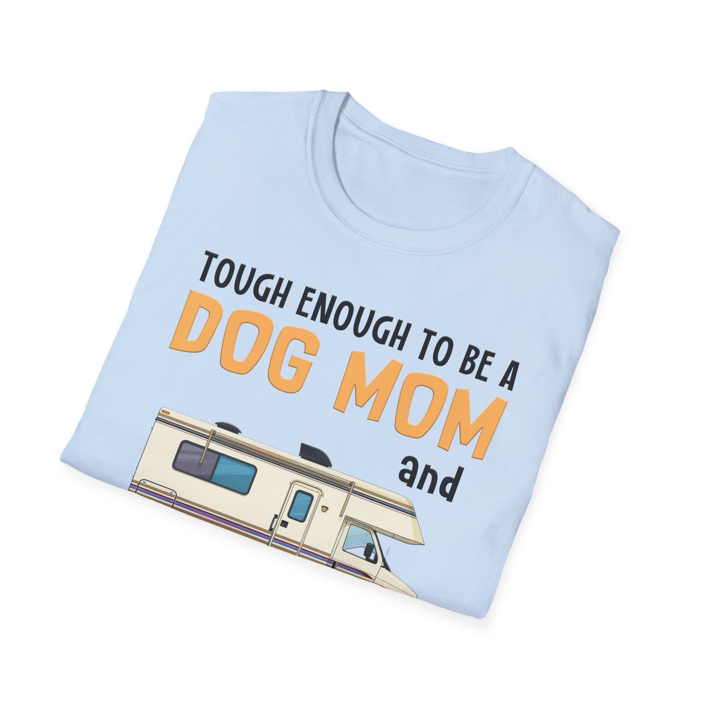 Dog Mom Camping Queen T-Shirt, Unisex Outdoor Shirt, Cute Dog Lover Gift, Camping Themed Apparel, Summer Hiking Tee