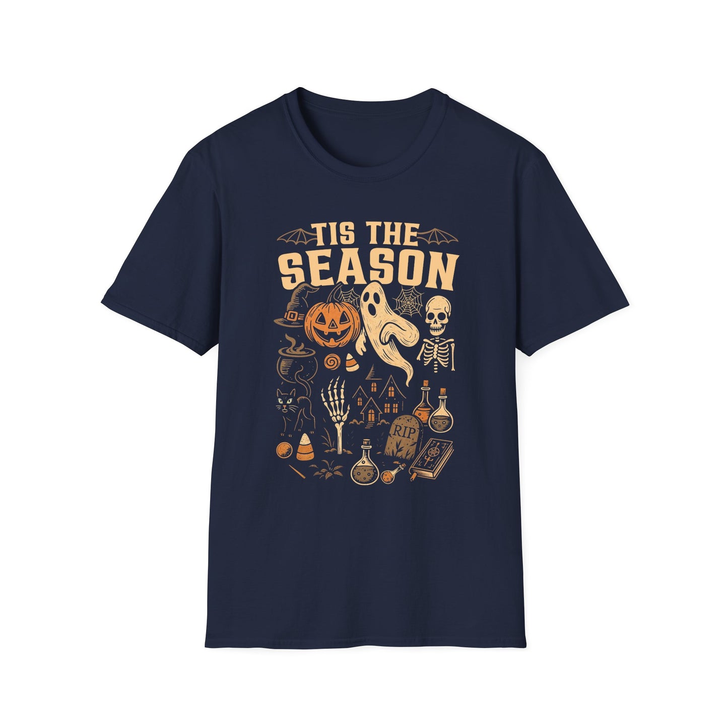Spooky T-Shirt for Everyone, Casual Wear, Gift for Friends, Unisex Graphic Tee