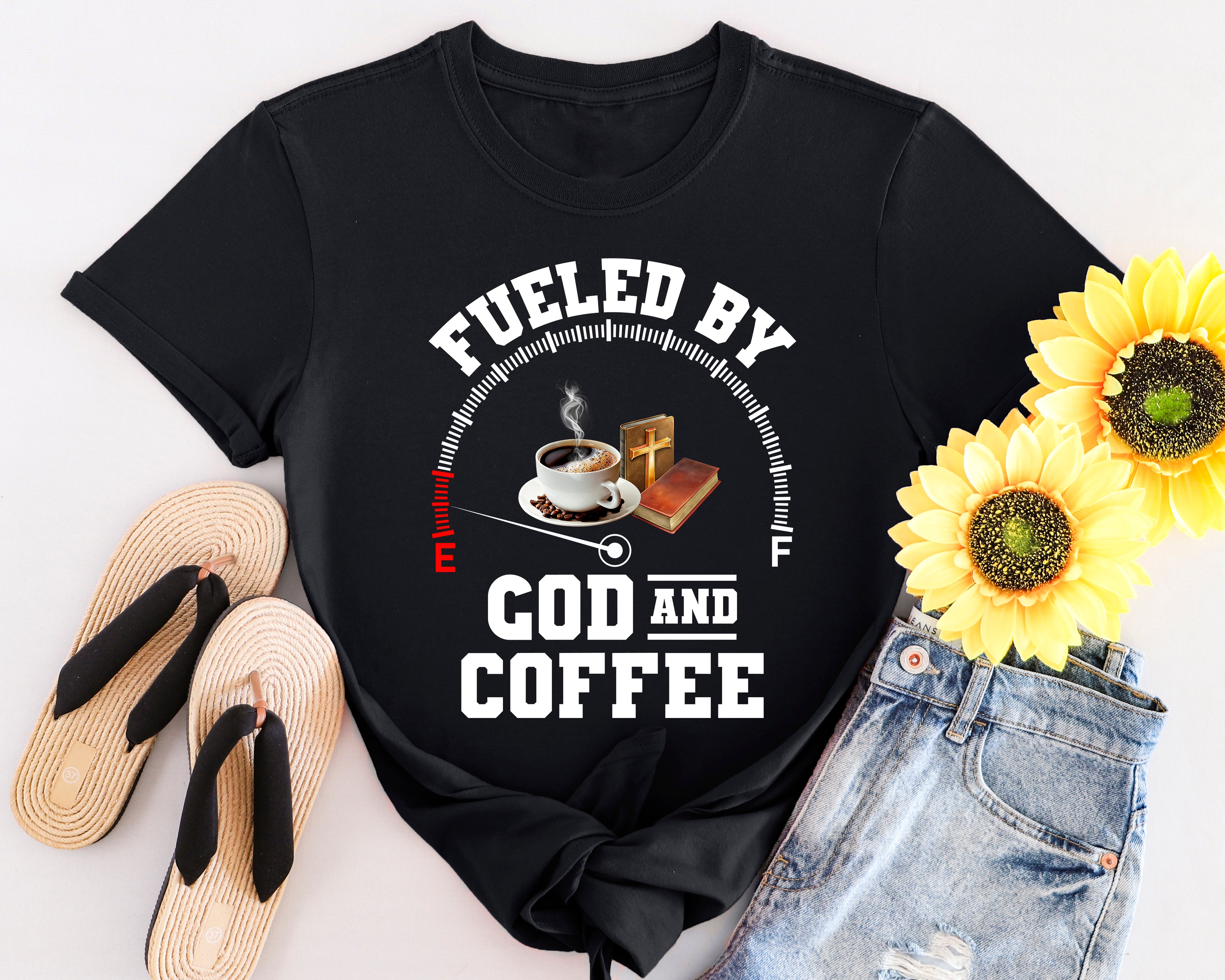 Fueled by God and Coffee T-Shirt