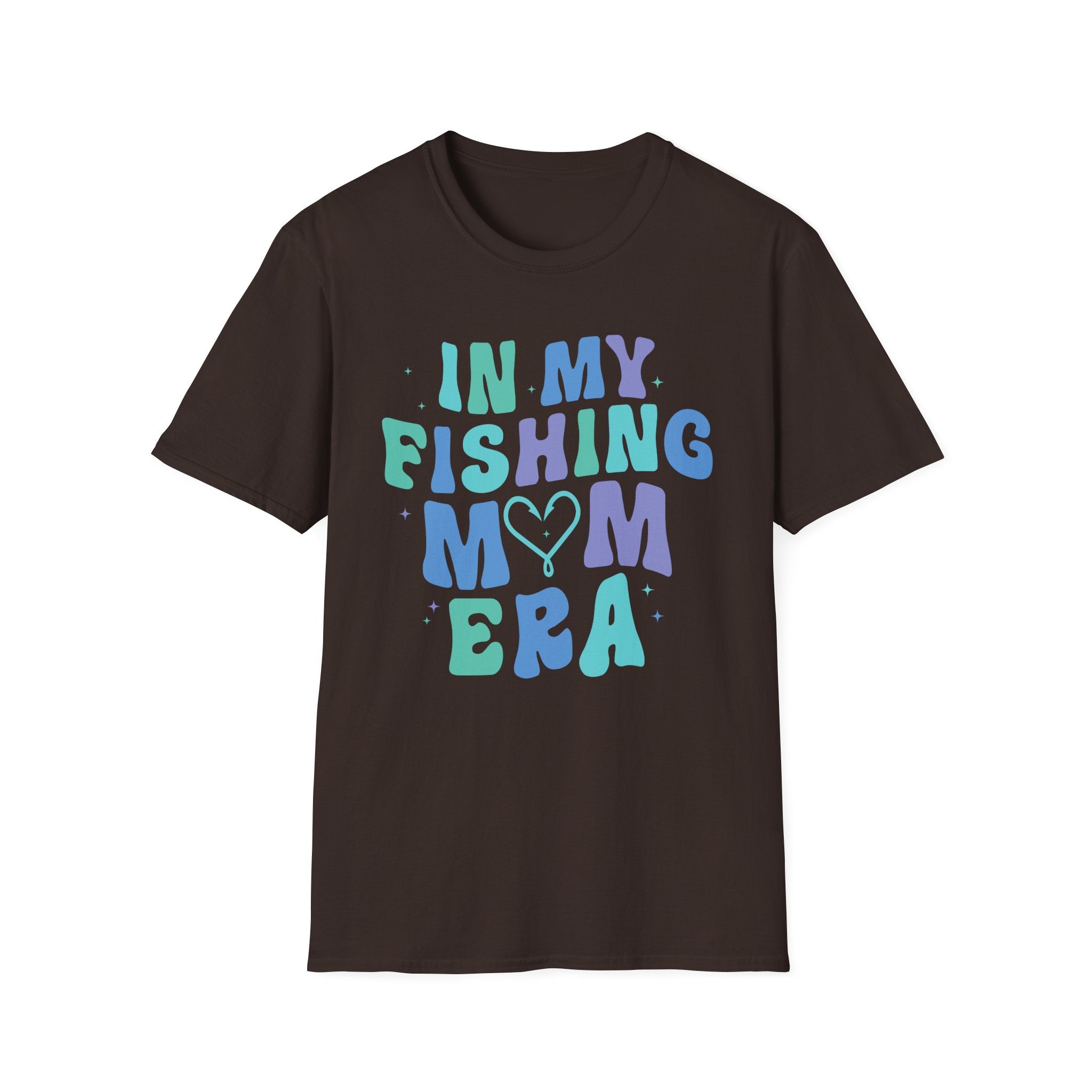 In My Fishing Mom Era Unisex Softstyle T-Shirt - Perfect for Fishing Enthusiasts