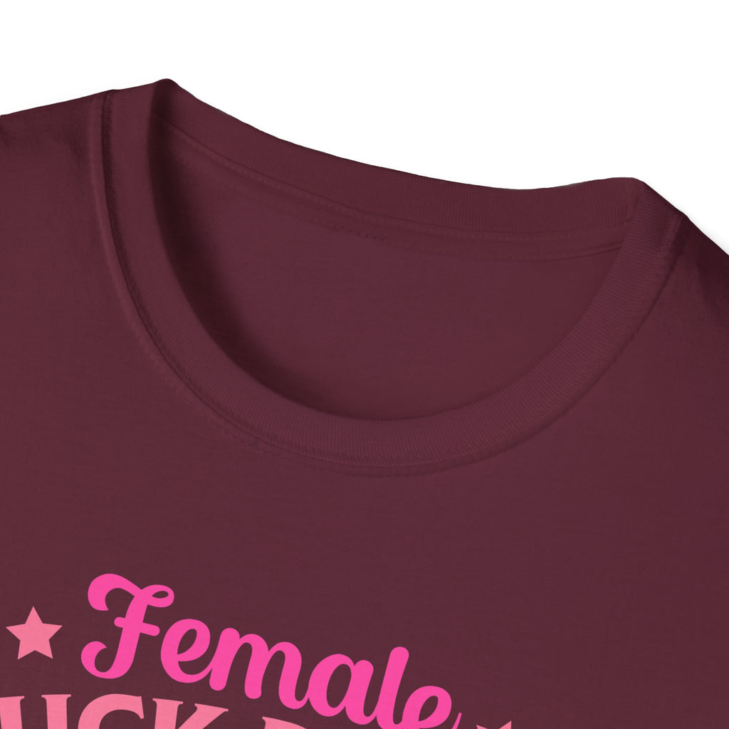 Female Truck Driver Floral T-Shirt | Gift for Women, Trucking Enthusiasts, Birthday Apparel, Inspirational Shirt, Casual Wear