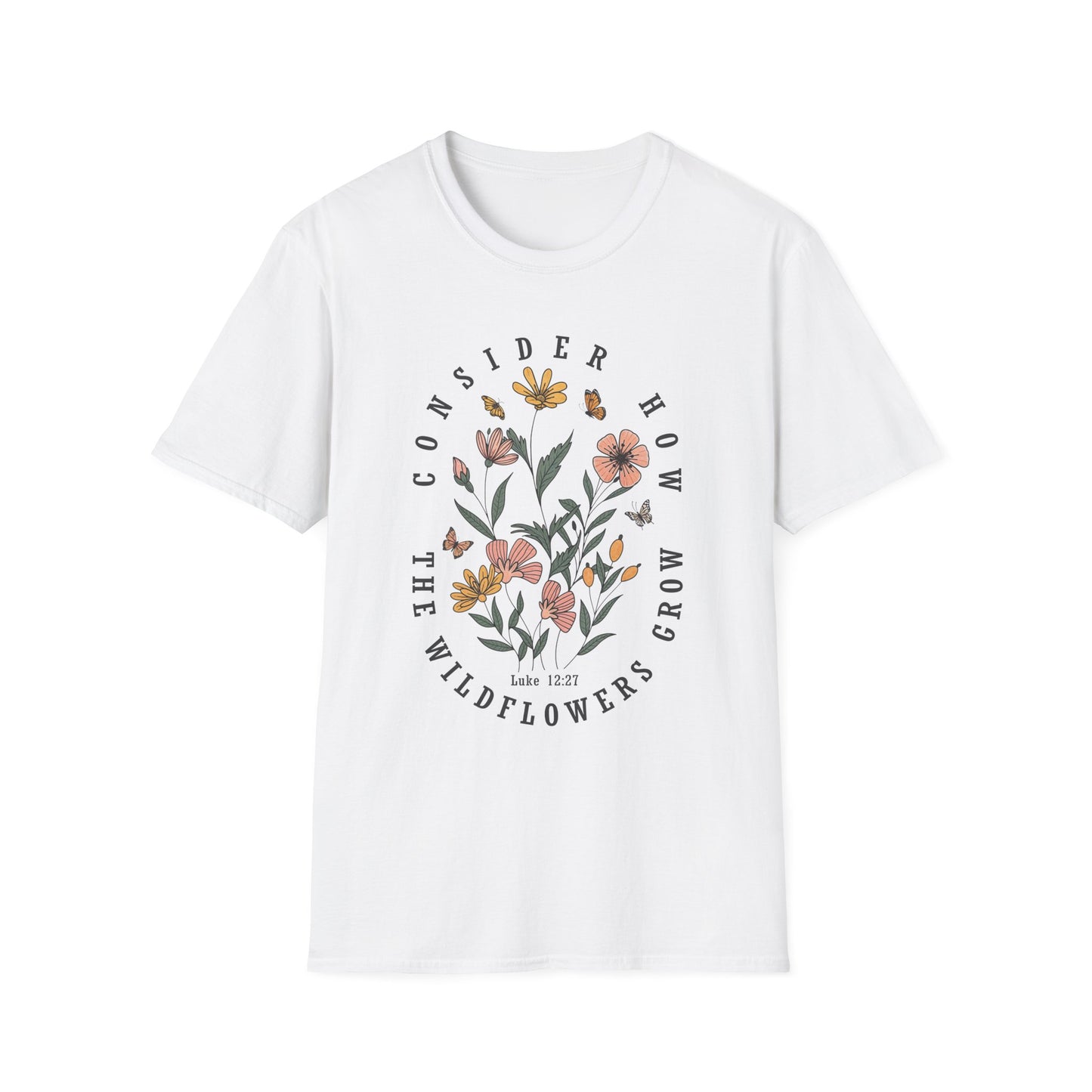 Floral Inspirational Family T-Shirt, Unisex Graphic Tee, Motivational Quote Shirt, Casual Floral Top, Perfect Gift for Nature Lovers