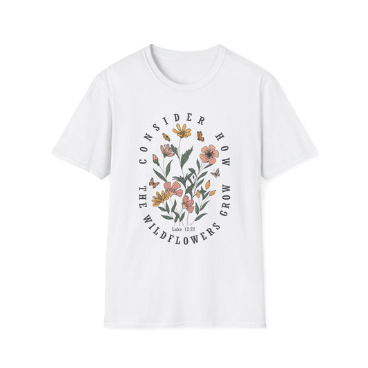 Floral Inspirational Family T-Shirt, Unisex Graphic Tee, Motivational Quote Shirt, Casual Floral Top, Perfect Gift for Nature Lovers