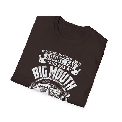 Funny Fishing Quote Unisex Softstyle T-Shirt - Perfect Gift for Anglers