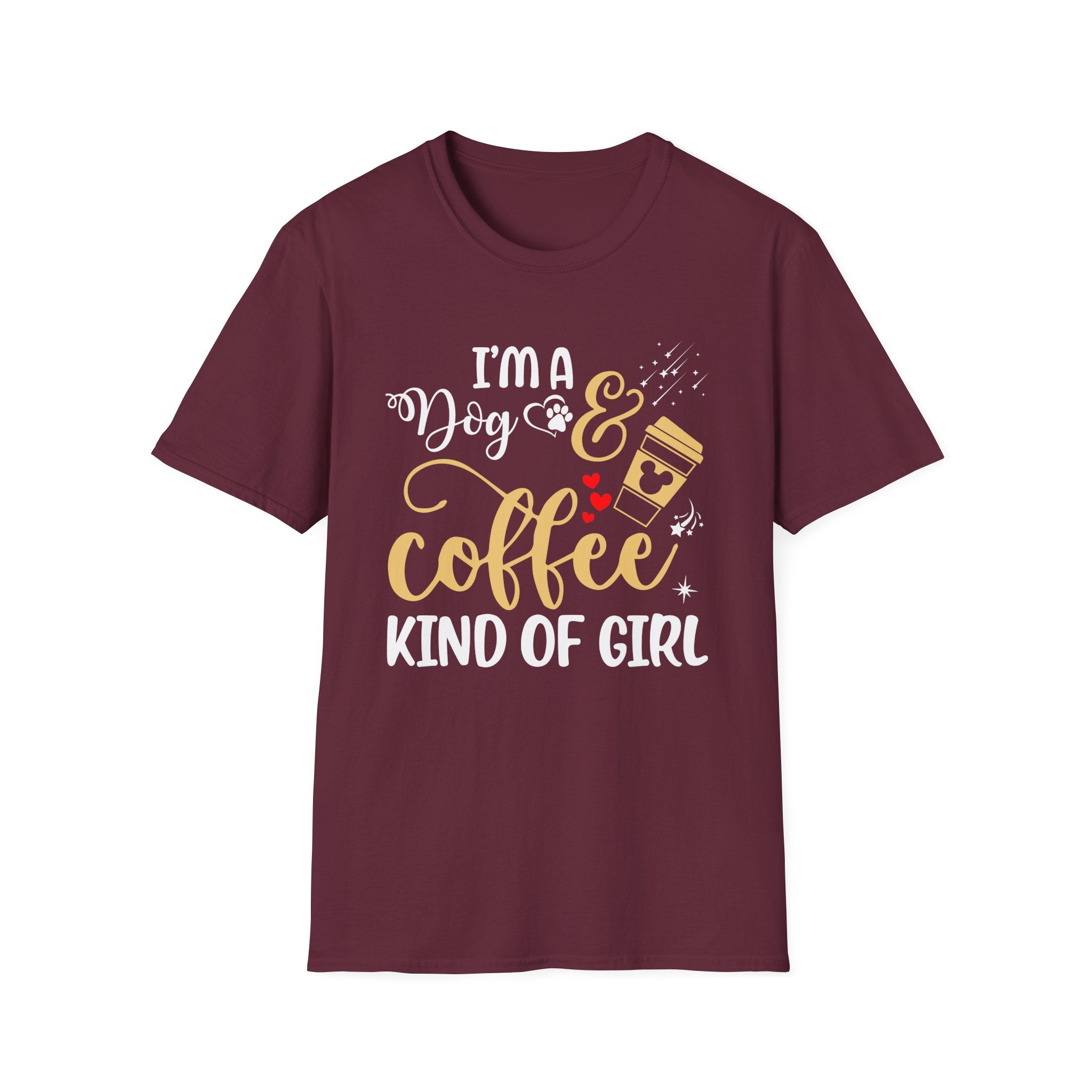 I'm a Dog and Coffee Kind of Girl T-Shirt