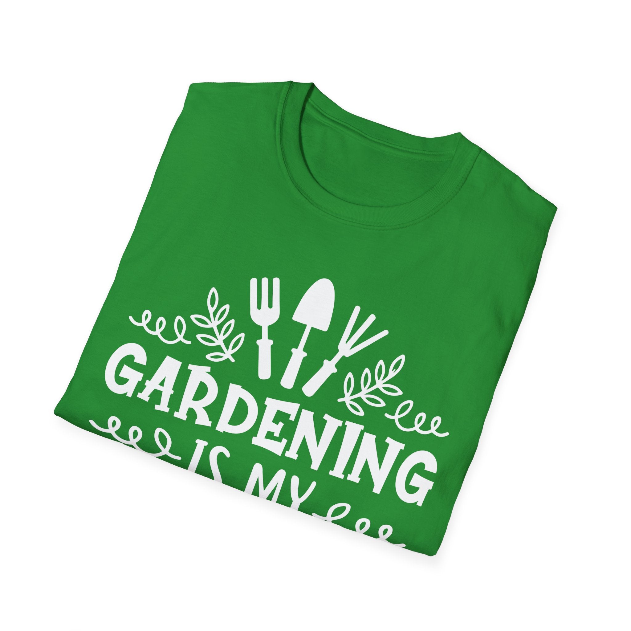 Gardening Is My Therapy Unisex Softstyle T-Shirt - Perfect Gift for Garden Lovers