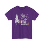Unisex Campfire Nights Tee, Adventure Shirt, Outdoor Lover's Tee, Nature Apparel, Camping Gift, Fire Pit T-Shirt