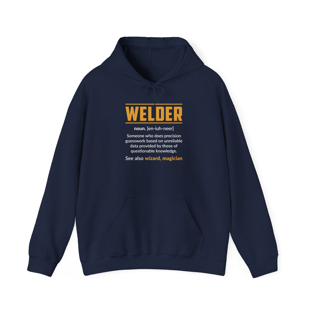 Welder Definition Hoodie, Funny Hoodie for Welders, Gift for Tradespeople, Workwear Sweatshirt, Unique Welding Apparel