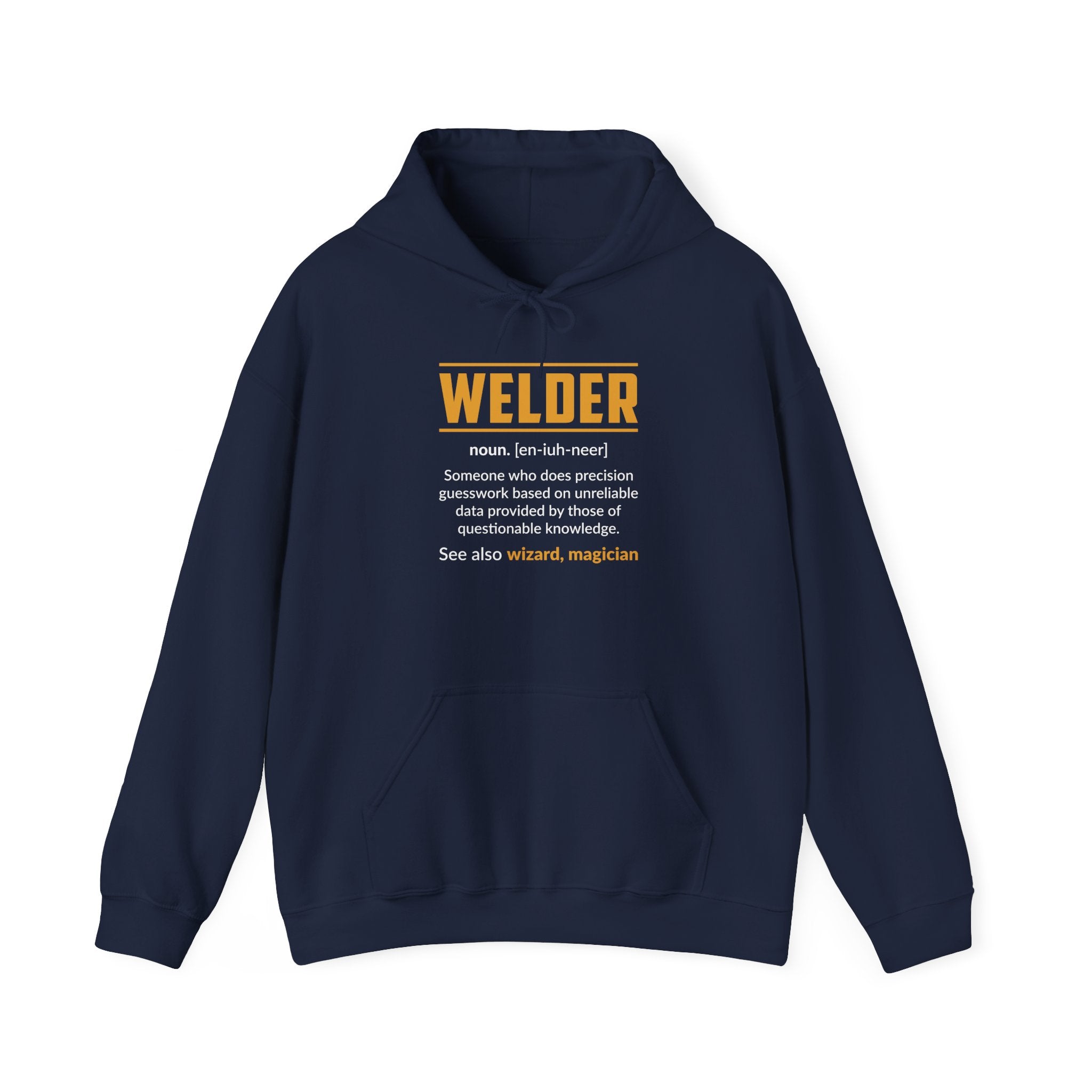 Welder Definition Hoodie, Funny Hoodie for Welders, Gift for Tradespeople, Workwear Sweatshirt, Unique Welding Apparel
