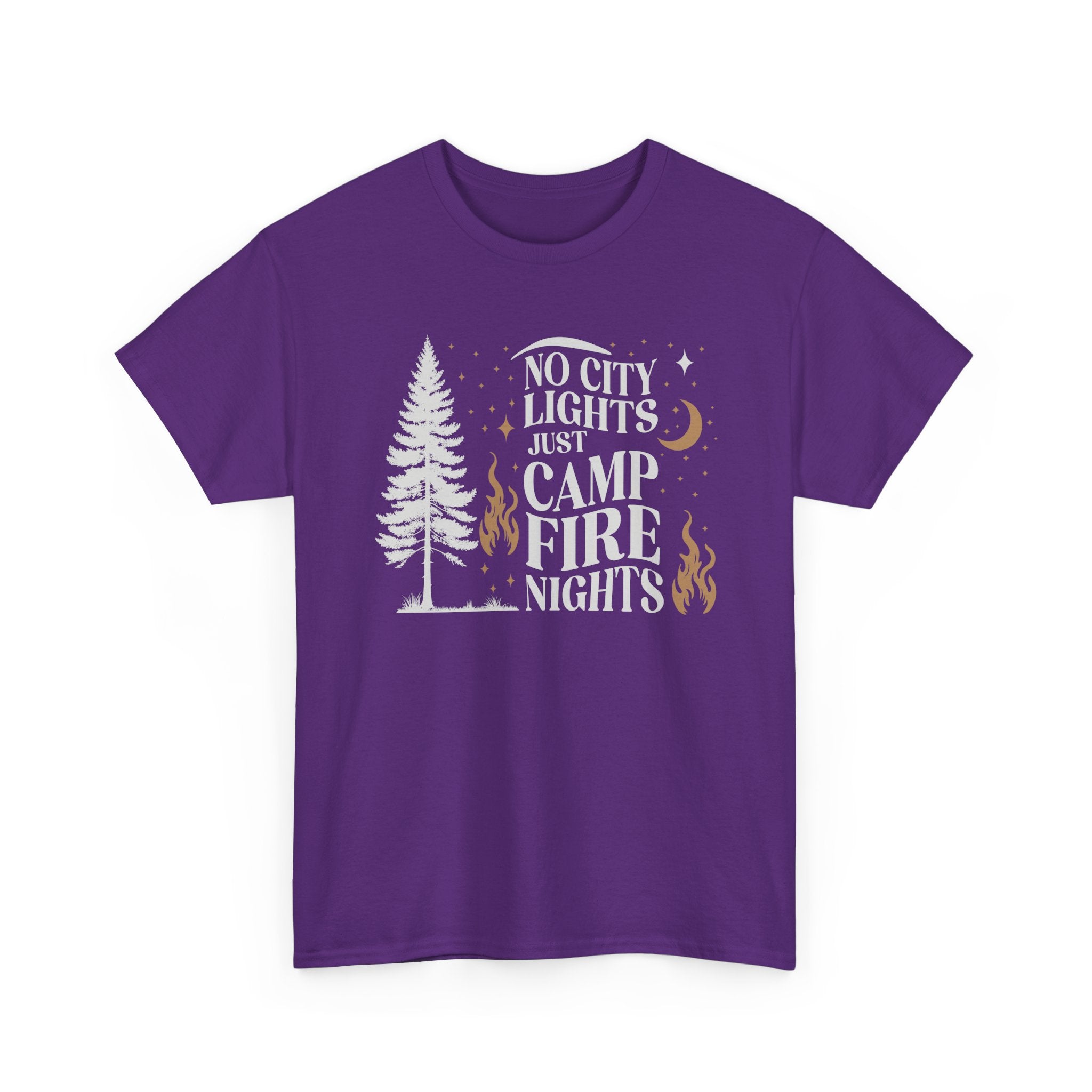 Unisex Campfire Nights Tee, Adventure Shirt, Outdoor Lover's Tee, Nature Apparel, Camping Gift, Fire Pit T-Shirt