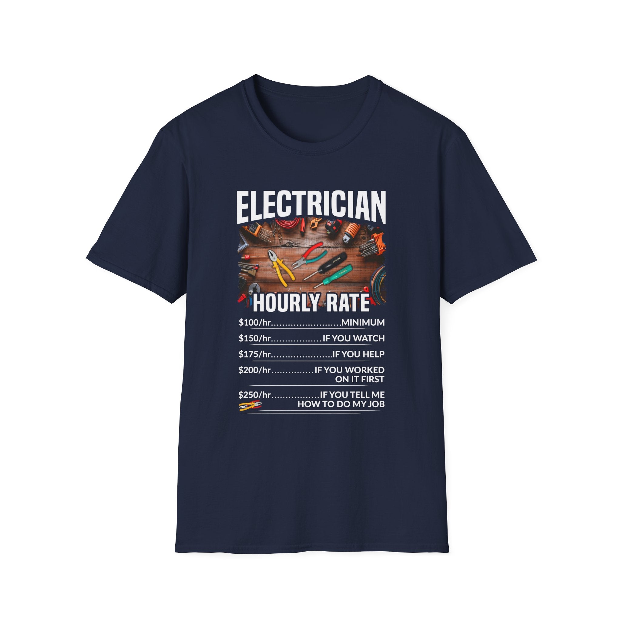 Electrician Hourly Rate Unisex T-Shirt