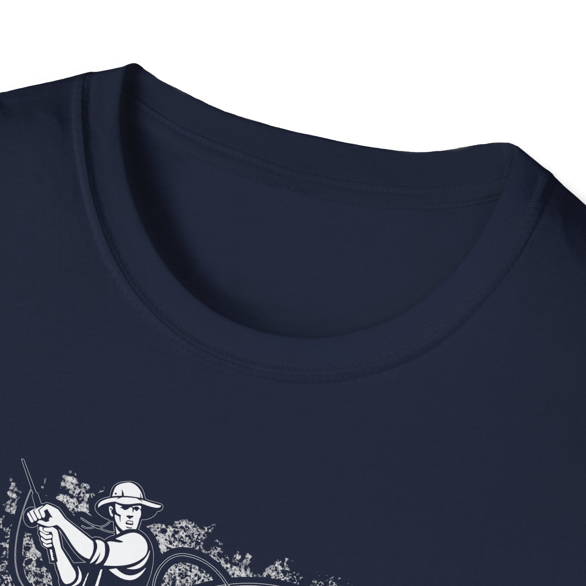 Funny Fishing Career Unisex Softstyle T-Shirt - Perfect for Outdoor Enthusiasts