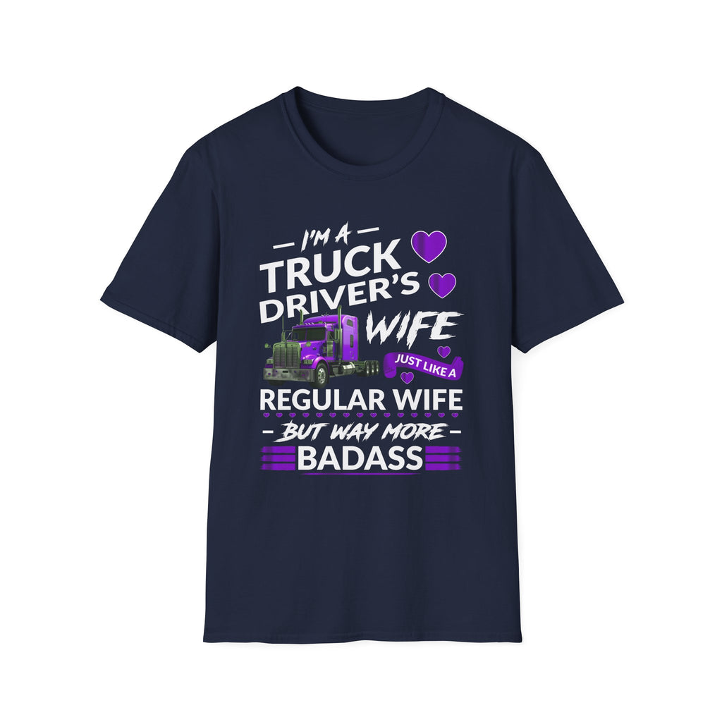 Truck Driver's Wife Tee, Gifts for Truckers, Mother's Day, Birthday, Casual Wear, Express Love