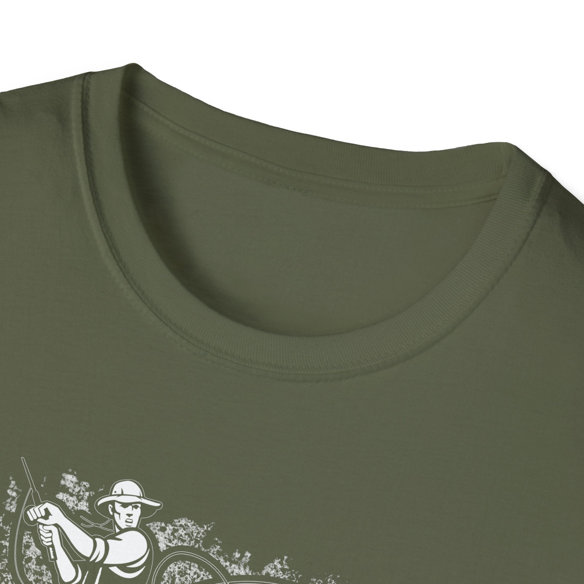 Funny Fishing Career Unisex Softstyle T-Shirt - Perfect for Outdoor Enthusiasts