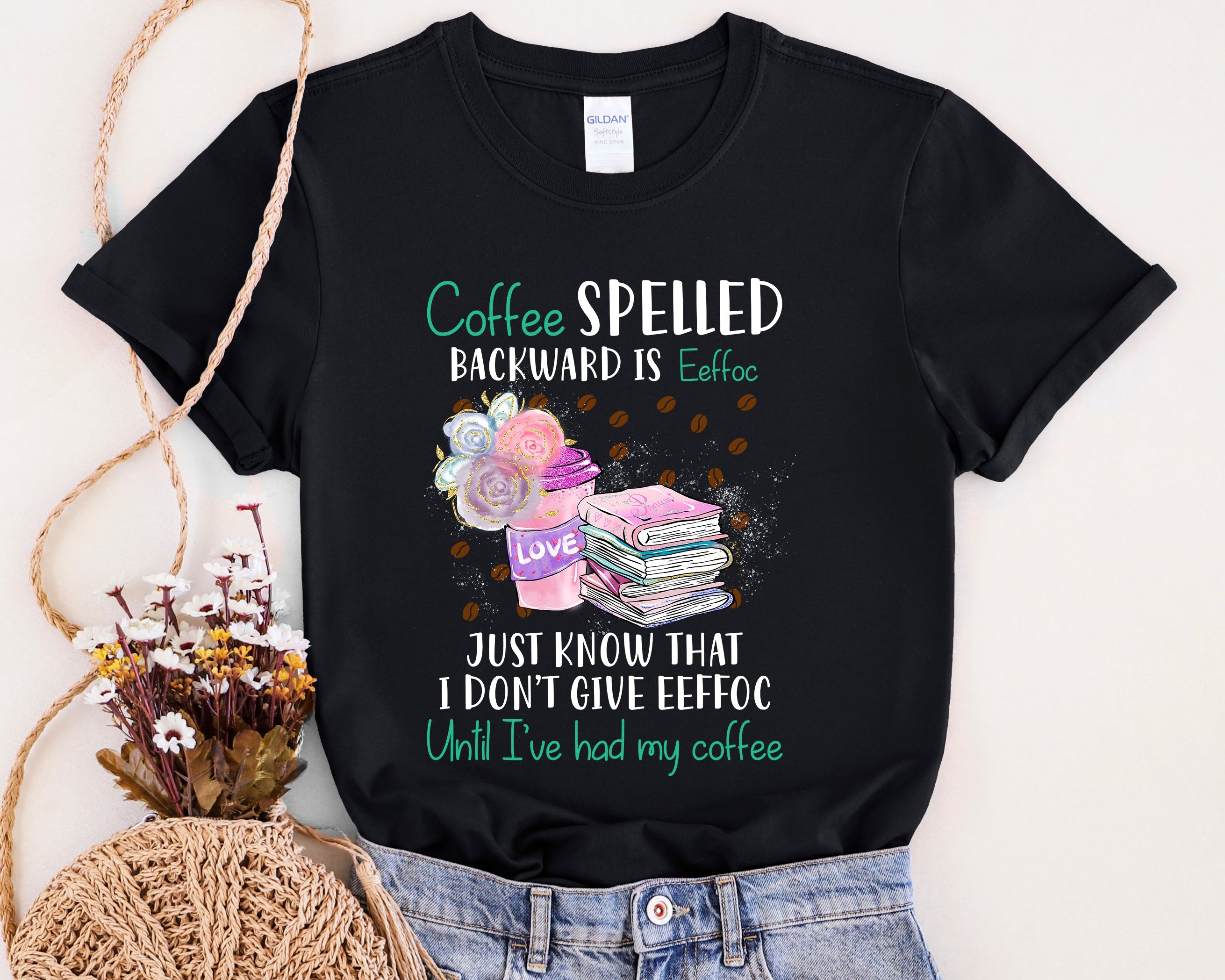 Coffee Spelled Backwards Is Eeffoc T-Shirt