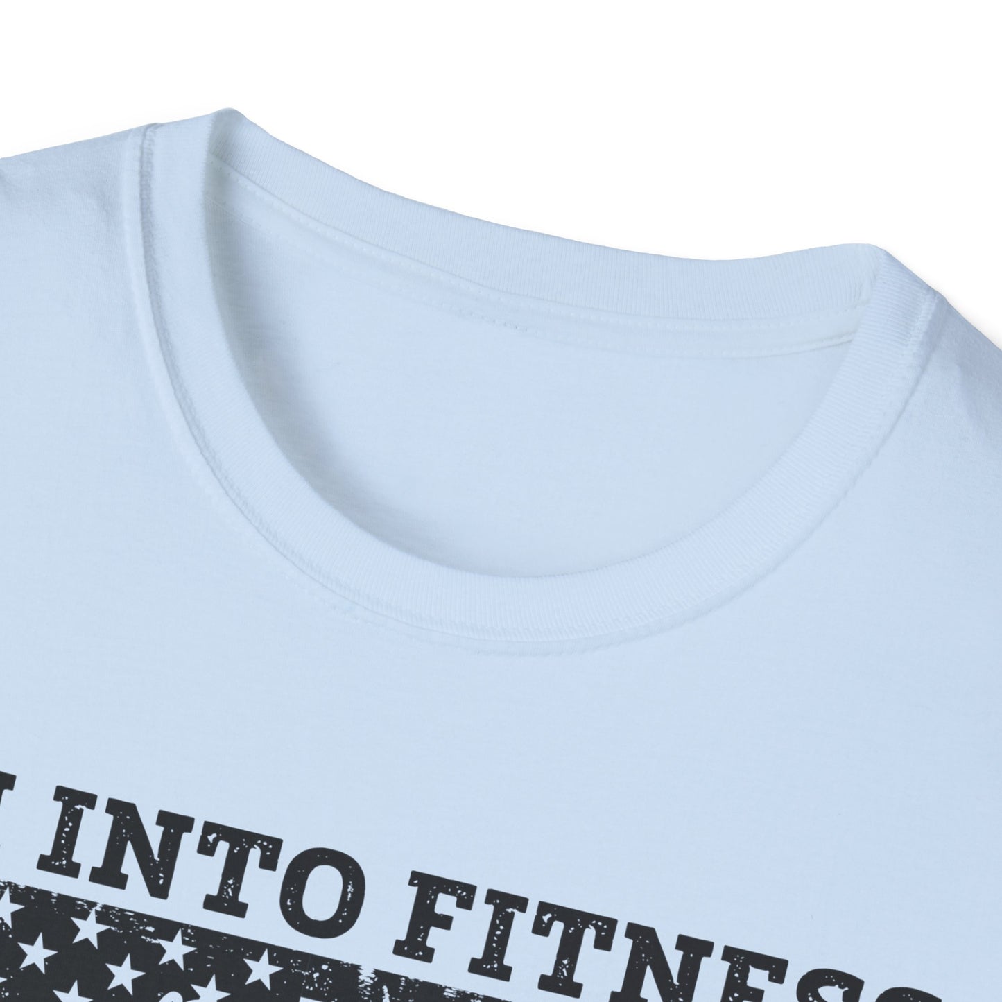 I'm Into Fitness Deer Graphic T-Shirt - Unisex Softstyle Tee for Outdoor Enthusiasts
