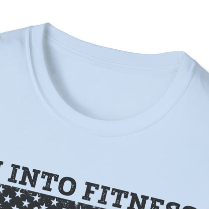 I'm Into Fitness Deer Graphic T-Shirt - Unisex Softstyle Tee for Outdoor Enthusiasts