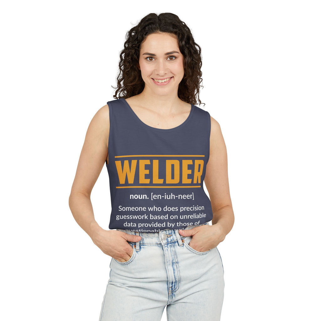 Welder Definition Tank Top - Perfect for Tradespeople, Apparel Gift, Funny Work Wear, Welding Gift, Casual Summer Top