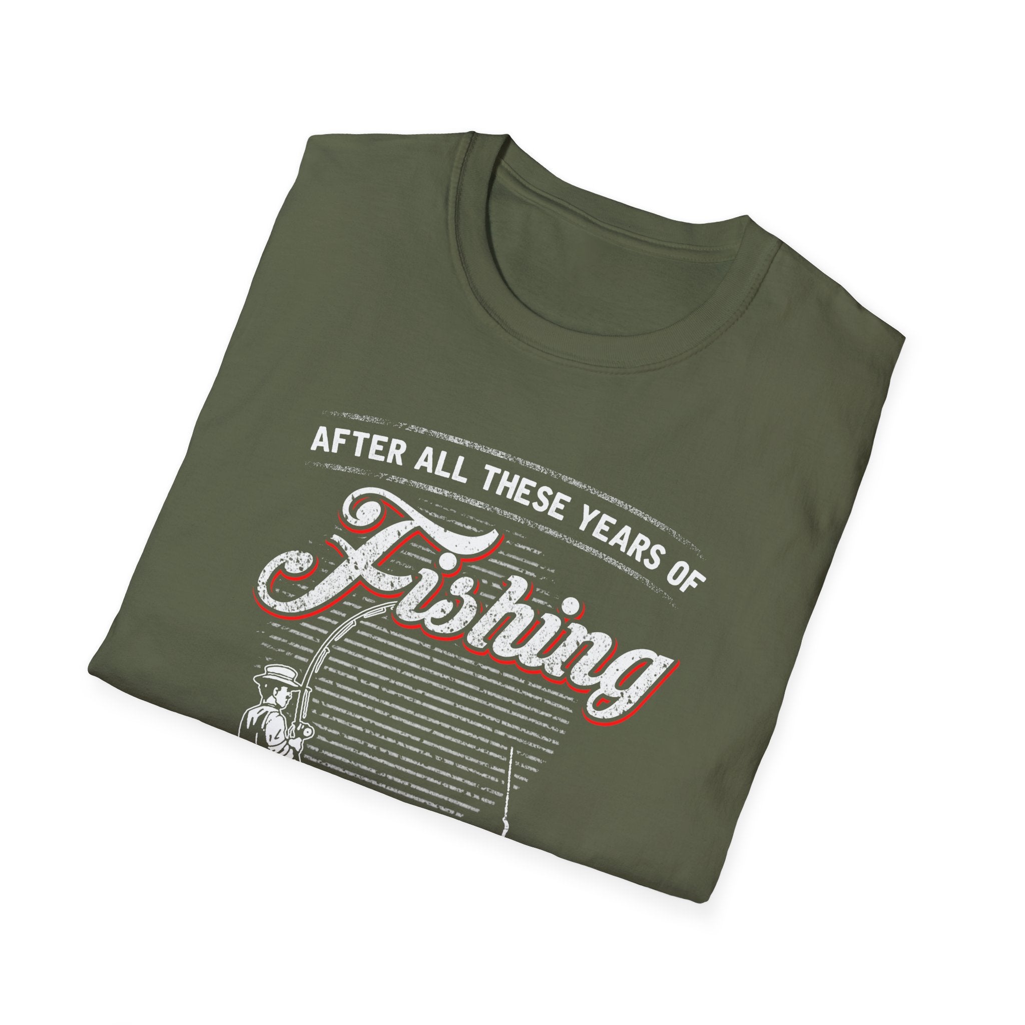 Fishing T-Shirt - "After All These Years of Fishing, My Wife is Still My Best Catch" - Perfect Gift for Fishermen