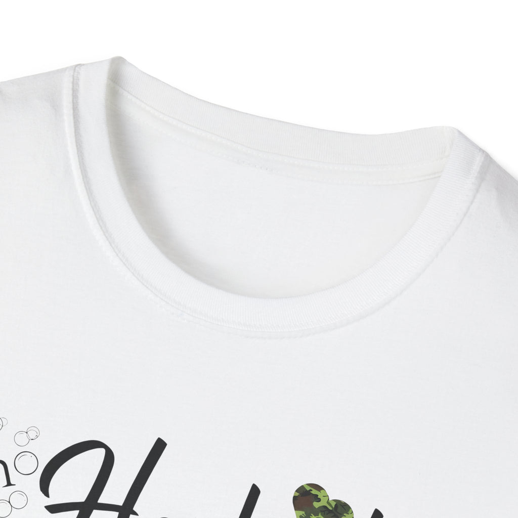 Valentine's Day Fishing T-Shirt - "I'm Hooked On You" Design for Anglers