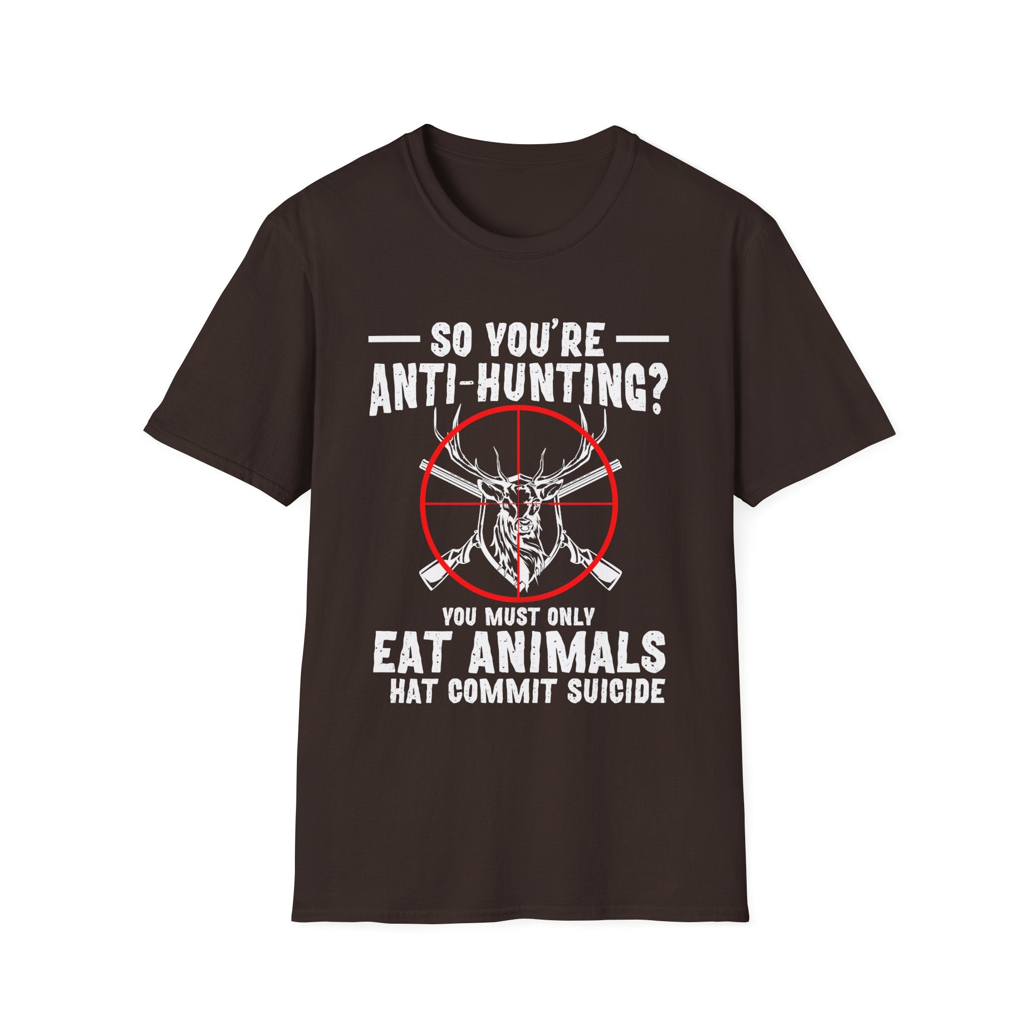 Funny Anti-Hunting T-Shirt | Unisex Softstyle Tee