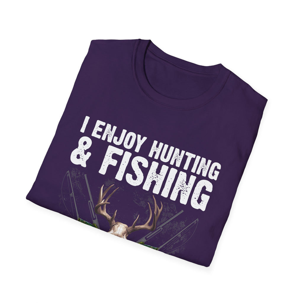 Hunting & Fishing Graphic T-Shirt - Perfect for Outdoor Enthusiasts
