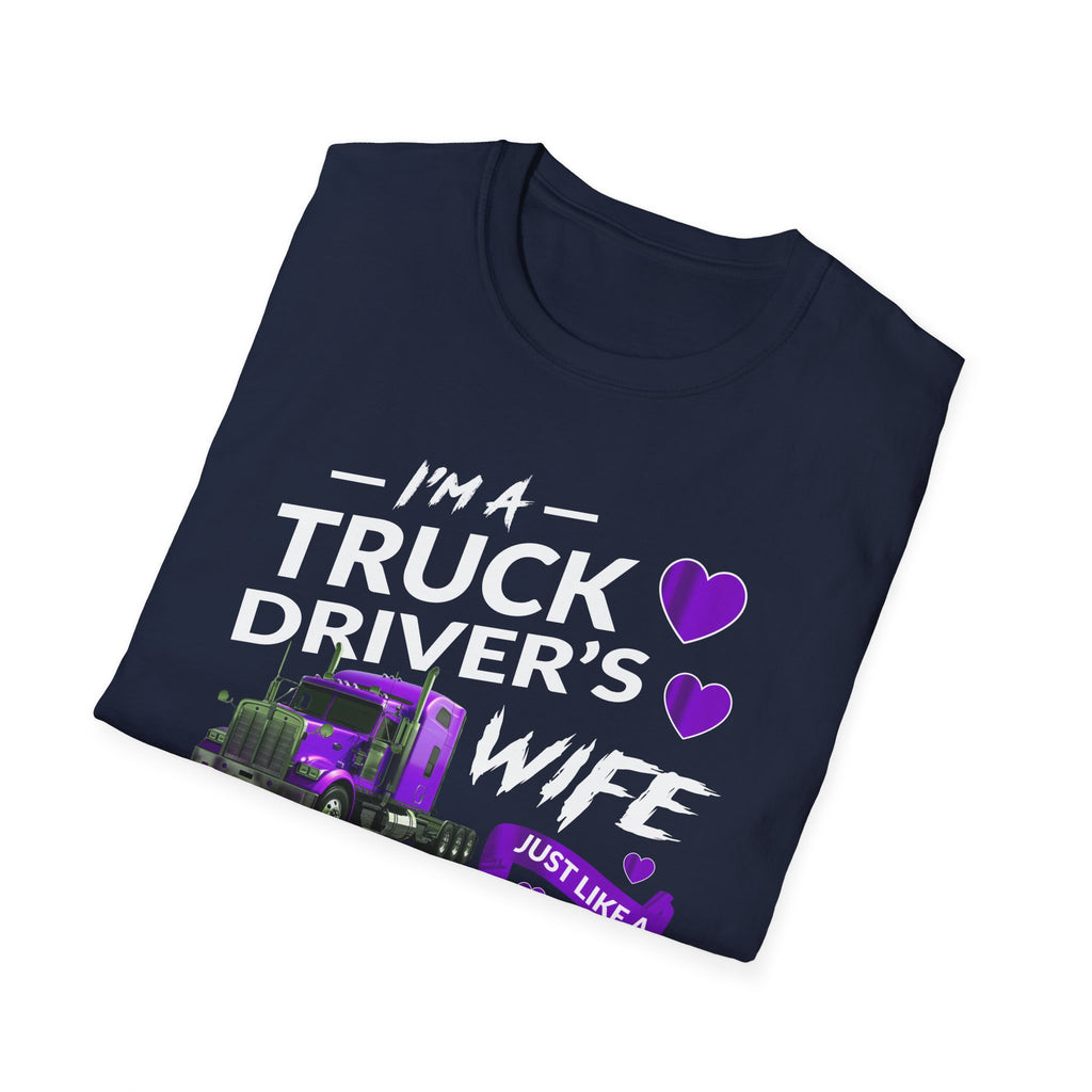 Truck Driver's Wife Tee, Gifts for Truckers, Mother's Day, Birthday, Casual Wear, Express Love