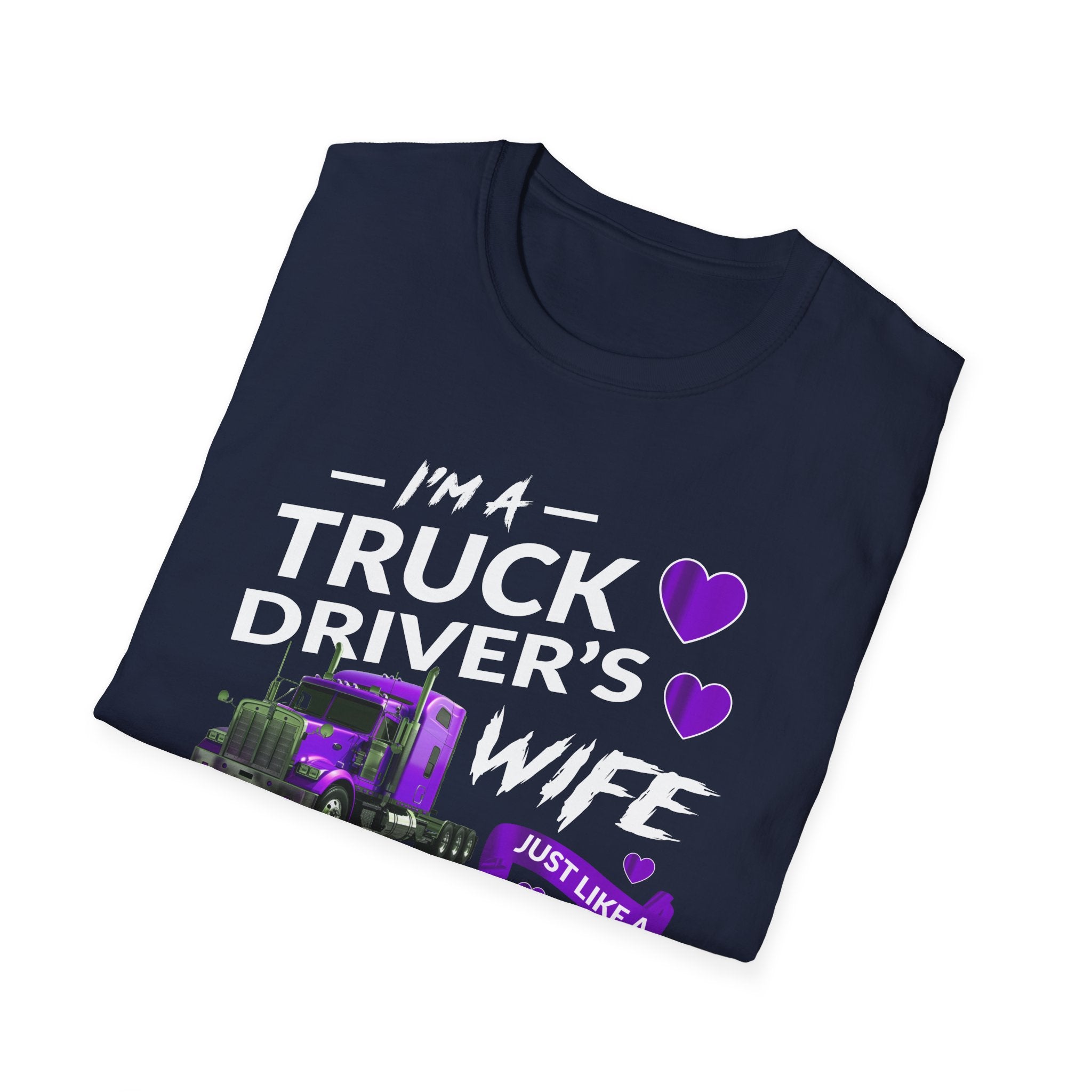 Truck Driver's Wife Tee, Gifts for Truckers, Mother's Day, Birthday, Casual Wear, Express Love