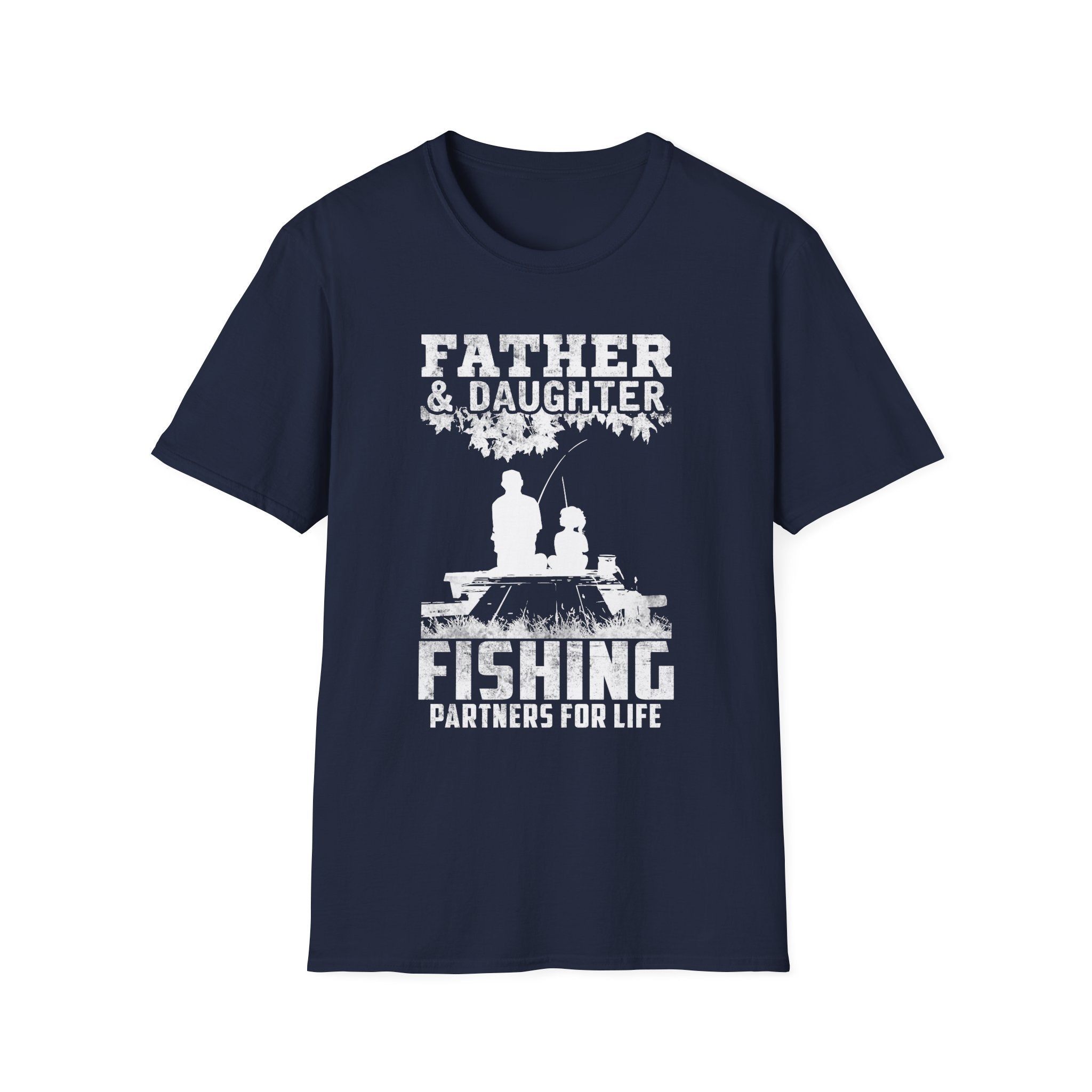 Father & Daughter Fishing Partners T-Shirt | Unisex Softstyle Tee