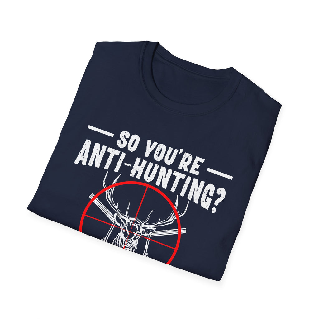 Funny Anti-Hunting T-Shirt | Unisex Softstyle Tee