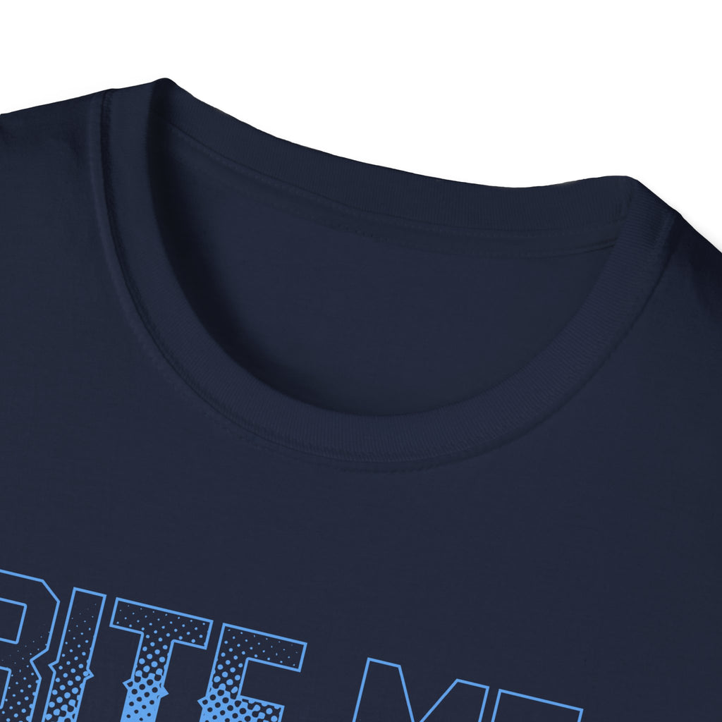 Unisex Softstyle T-Shirt - Bite Me and Fight Me Fishing Shirt