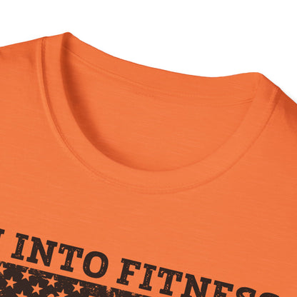 I'm Into Fitness Deer Graphic T-Shirt - Unisex Softstyle Tee for Outdoor Enthusiasts
