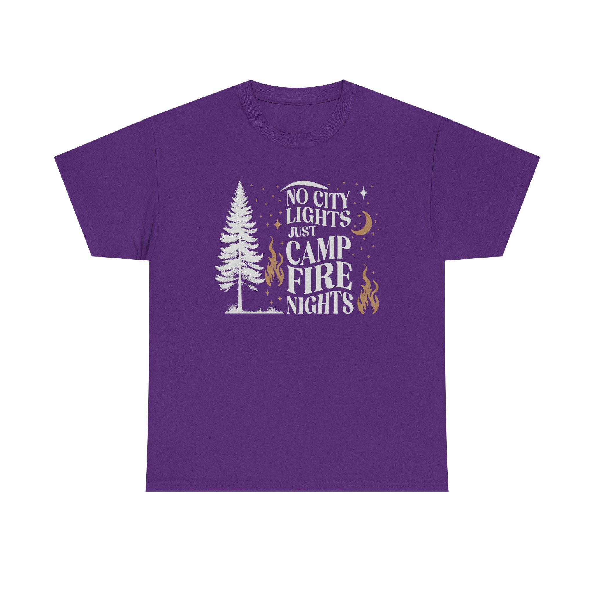 Unisex Campfire Nights Tee, Adventure Shirt, Outdoor Lover's Tee, Nature Apparel, Camping Gift, Fire Pit T-Shirt