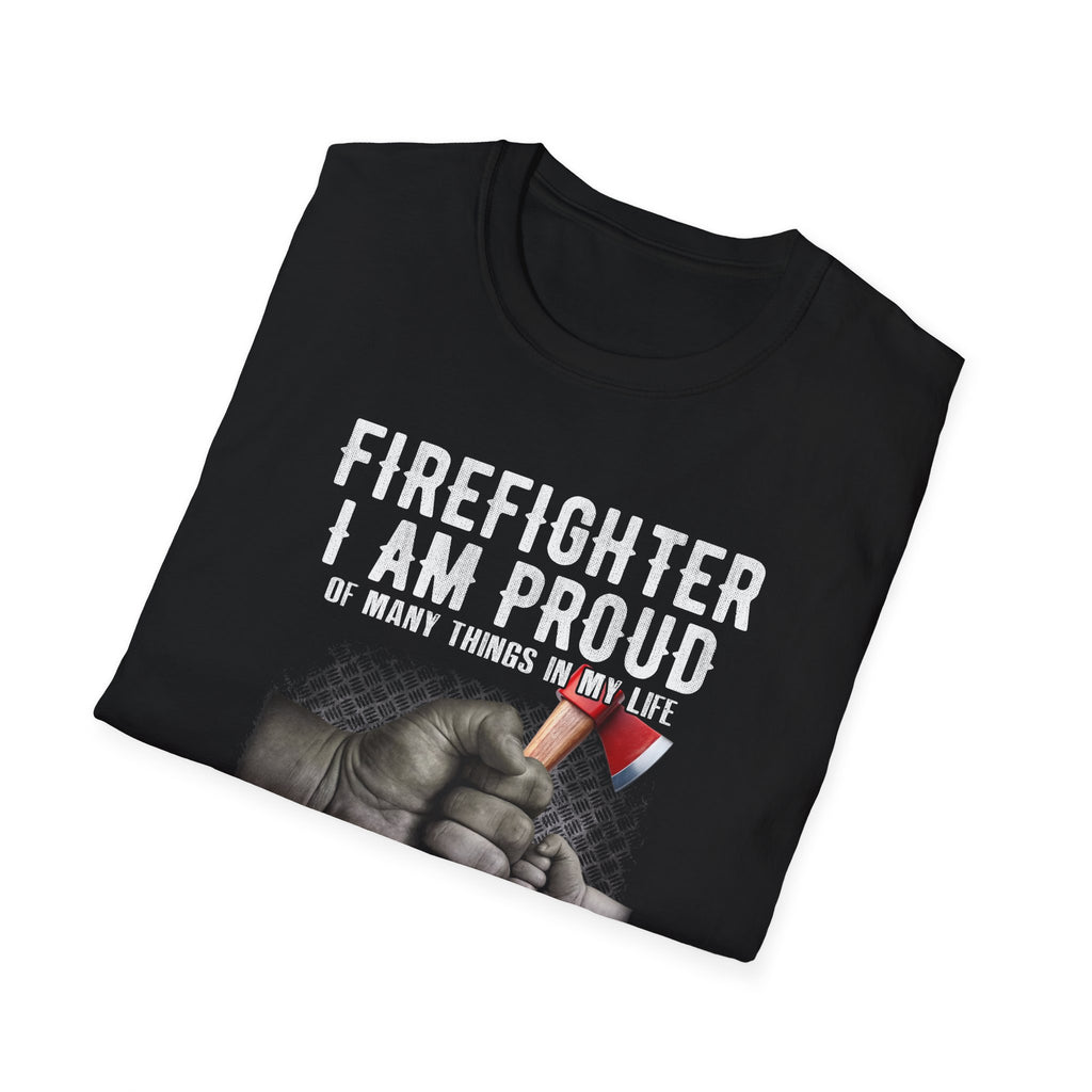 Proud Firefighter Grandpa T-Shirt | Perfect Gift for Grandpas | Casual Comfort,,,..