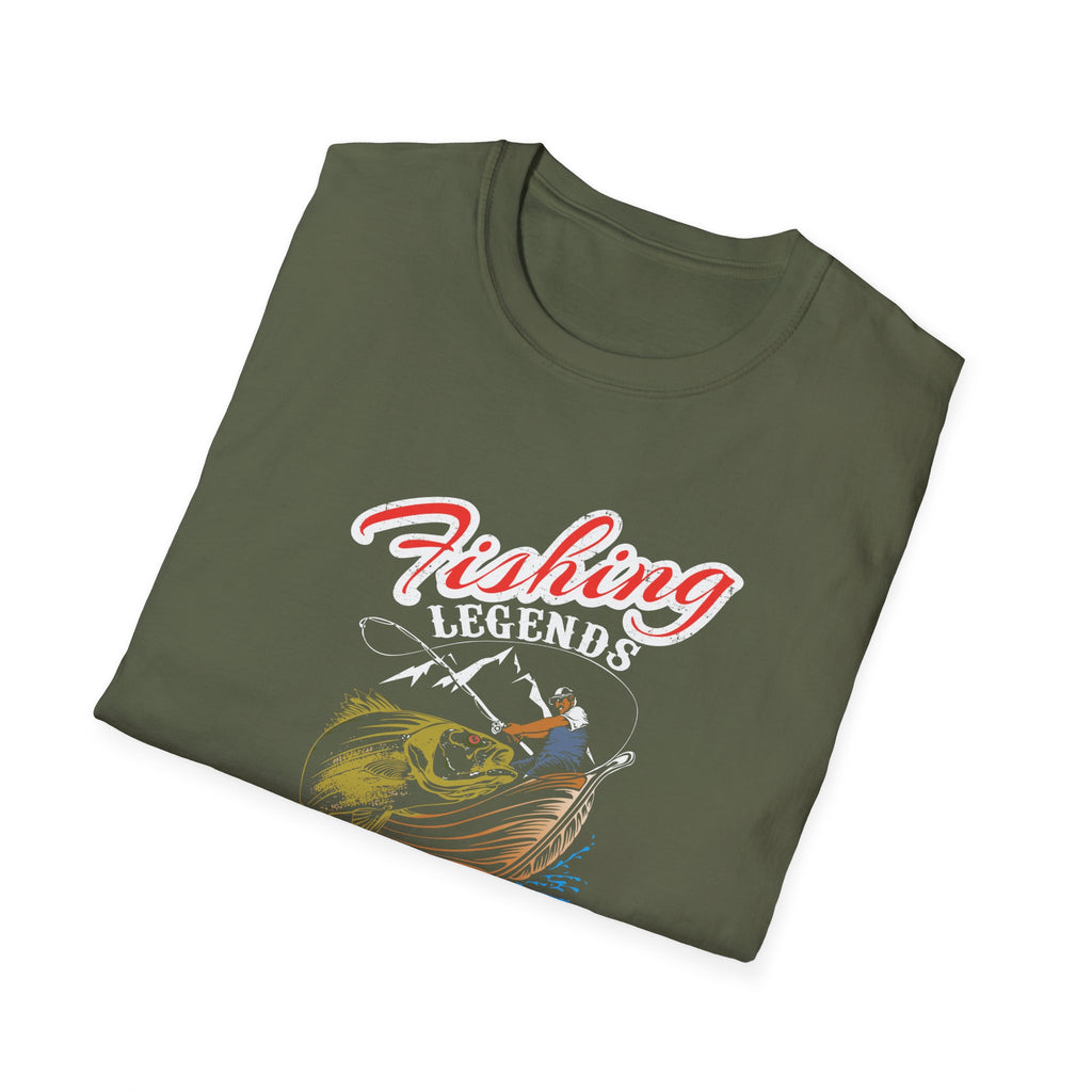 Fishing Legends Unisex Softstyle T-Shirt - Born in Canada (January)