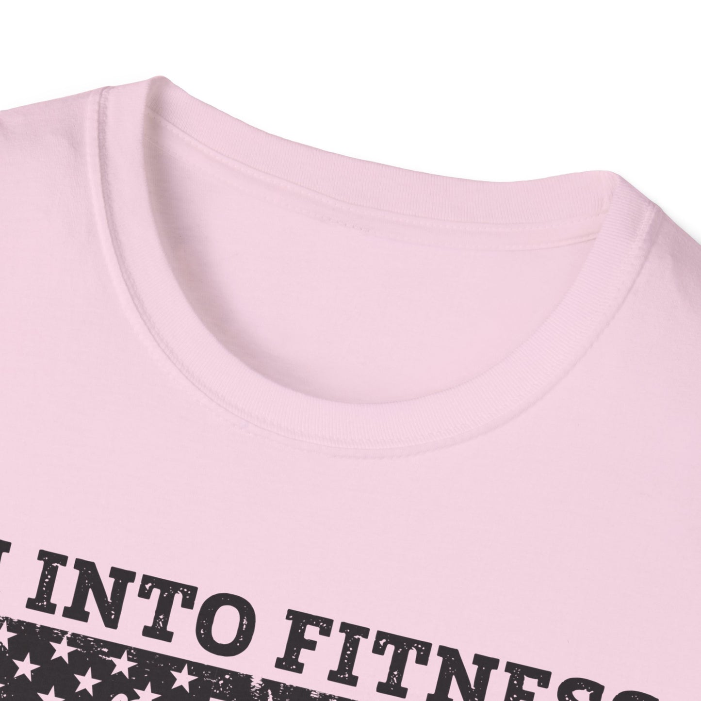 I'm Into Fitness Deer Graphic T-Shirt - Unisex Softstyle Tee for Outdoor Enthusiasts