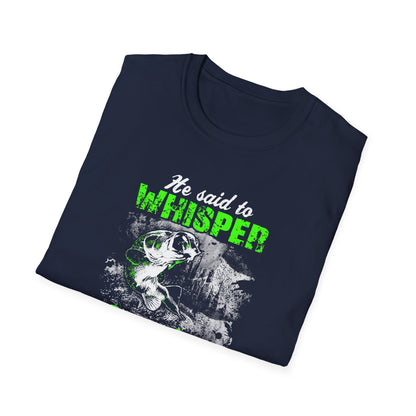 Let's Go Fishing Unisex Softstyle T-Shirt - Perfect Gift for Fishing Enthusiasts