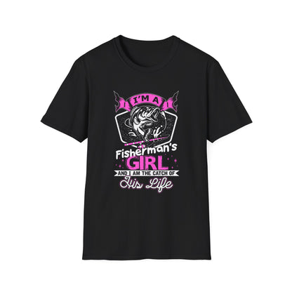 Fisherman's Girl Unisex Softstyle T-Shirt - Perfect Gift for Fishing Enthusiasts