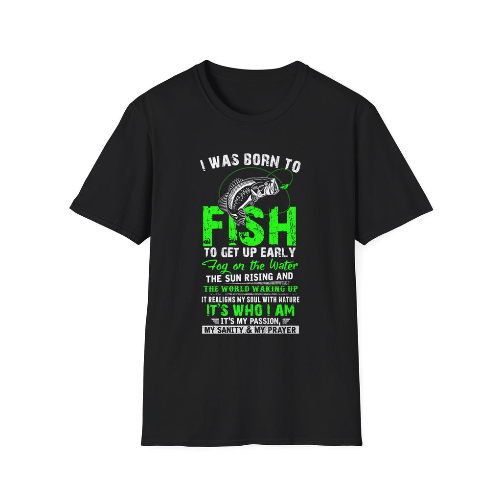 Fishing Passion Unisex Softstyle T-Shirt - Perfect for Nature Lovers
