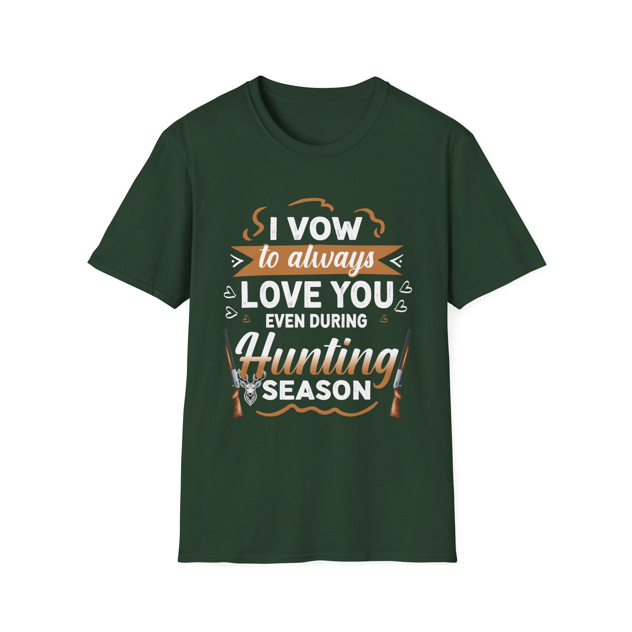 Hunting Season Love T-Shirt - Unisex Softstyle Tee for Outdoor Enthusiasts