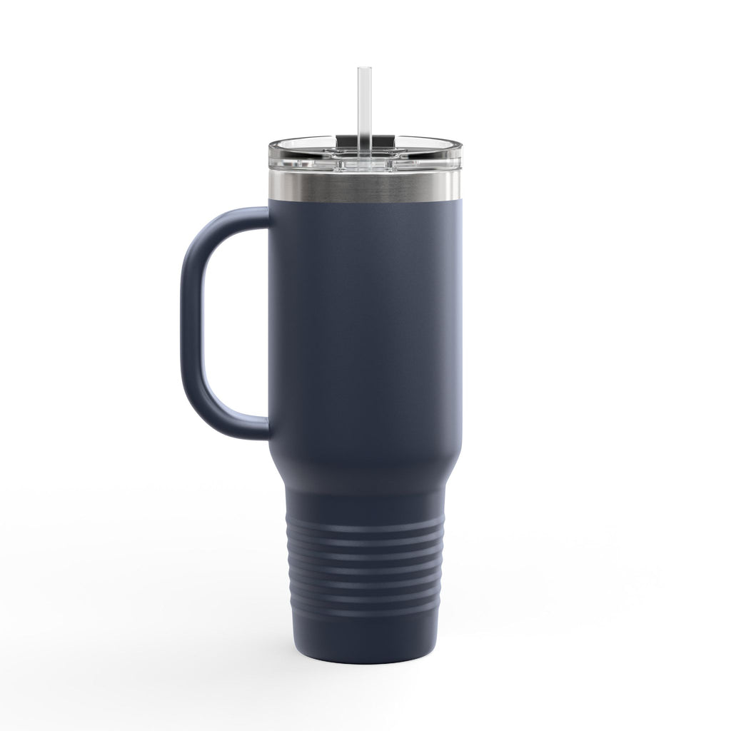 Camping Insulated Travel Mug - 40oz, Perfect for Outdoor Adventures, Hiking, Road Trips, Gifts for Campers, Summer Fun