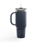 Camping Insulated Travel Mug - 40oz, Perfect for Outdoor Adventures, Hiking, Road Trips, Gifts for Campers, Summer Fun