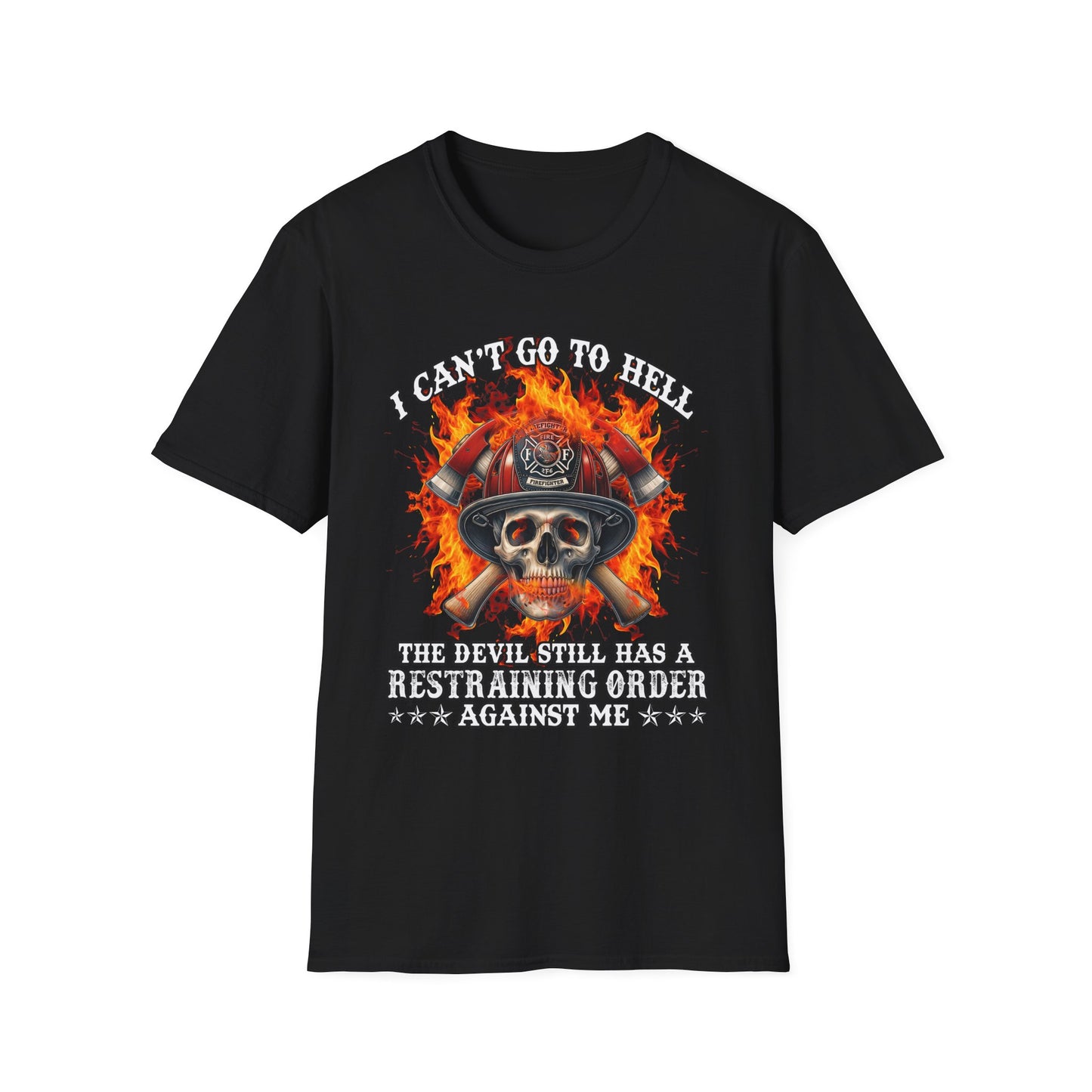 Unisex Softstyle T-Shirt: "I Can't Go to Hell ,,,..