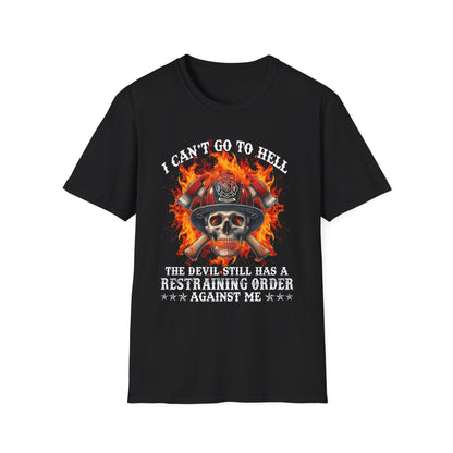Unisex Softstyle T-Shirt: "I Can't Go to Hell ,,,..