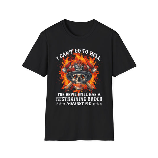 Unisex Softstyle T-Shirt: "I Can't Go to Hell ,,,..